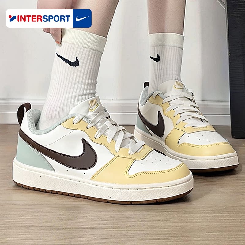 Nike耐克官方旗舰店正品女鞋COURT板鞋春季新款休闲运动鞋大童鞋