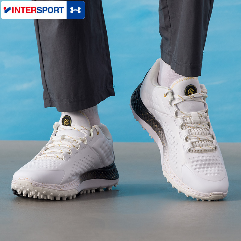 安德玛男鞋新款冬季运动鞋高尔夫球鞋时尚缓震耐磨轻便透气休闲鞋