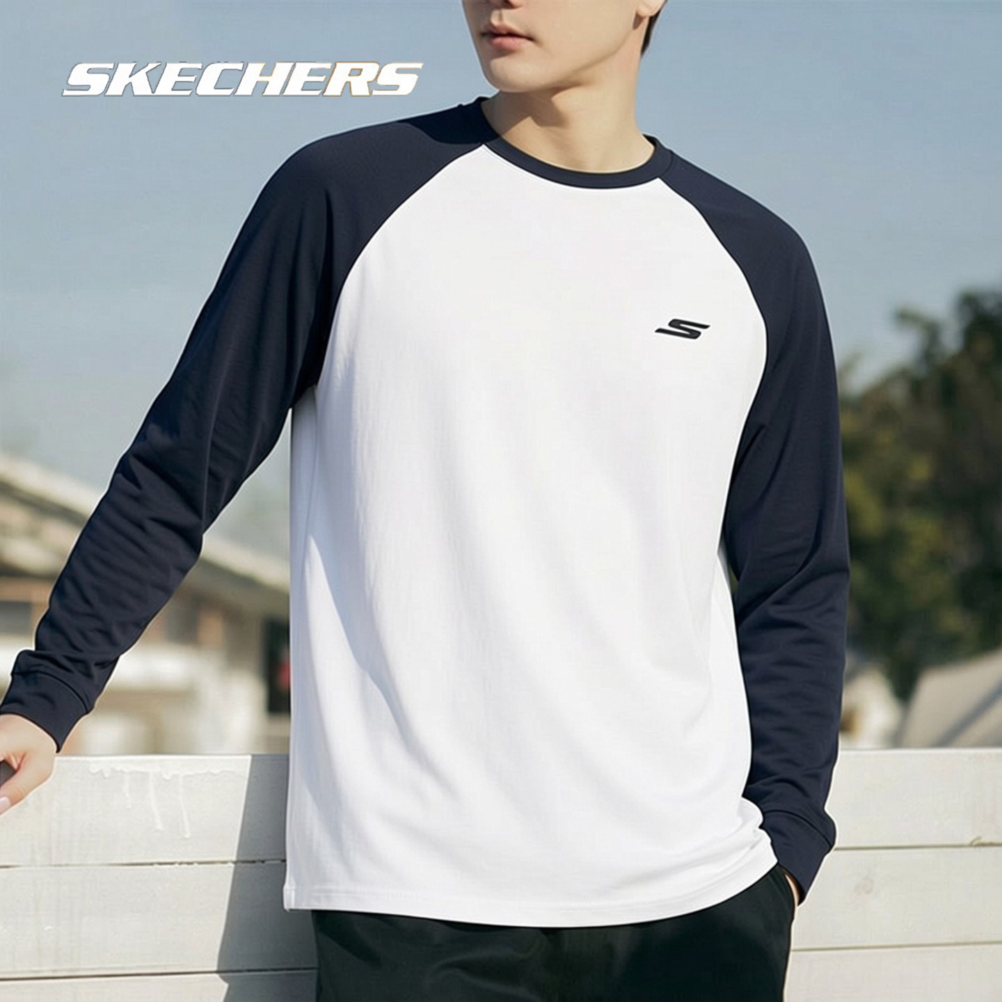 斯凯奇男女长袖T恤26春季新款套头衫宽松休闲跑步运动服P225U139,运动服/休闲服装,运动T恤,淘宝优惠券,粉丝福利购,淘宝优惠卷