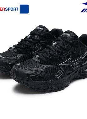 美津浓老爹鞋男女鞋春季透气LG 10S减震跑步鞋黑色运动鞋透气跑鞋