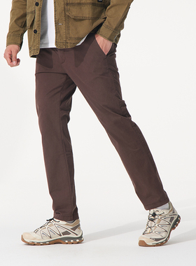 添柏岚官方男裤长裤2025冬季新款户外商务休闲裤修身卡其裤A2BYY