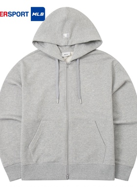 MLB连帽外套男装女装2025秋季新款纯色运动服休闲夹克3ATRB0544