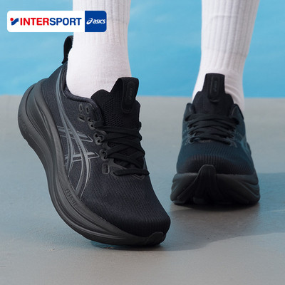 亚瑟士Nimbus 28女鞋N28新款缓震慢跑鞋稳定支撑运动鞋1012B917