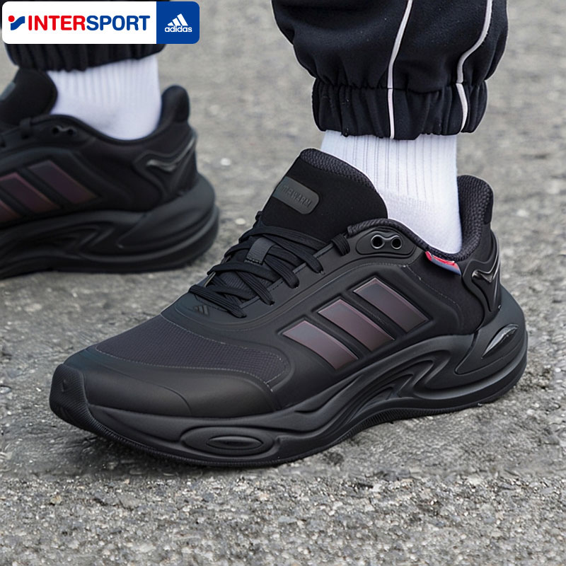 阿迪达斯暖风跑鞋男鞋2025冬季保暖CLIMAWARM运动鞋跑步鞋JQ4091