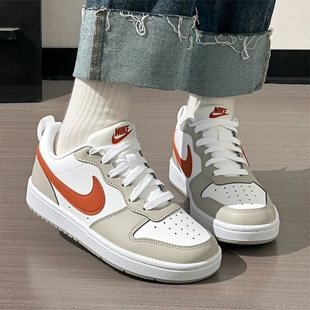 耐克正品大童平底运动鞋春季新款男女童NIKE COURT休闲板鞋IQ2725