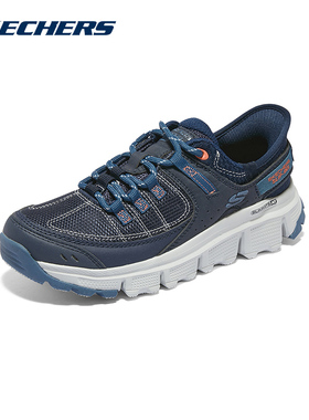 斯凯奇Slip-Ins闪穿妈妈鞋徒步鞋女鞋春季减震休闲鞋户外鞋运动鞋