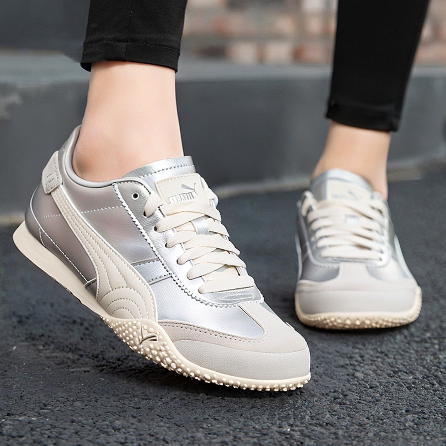 PUMA彪马女鞋休闲鞋2026春季复古薄底足球风T头鞋低帮板鞋 405256,运动鞋new,运动休闲鞋,淘宝优惠券,粉丝福利购,淘宝优惠卷