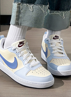 NIKE耐克官方板鞋女鞋2026春季新款白蓝色COURT休闲鞋运动鞋女款