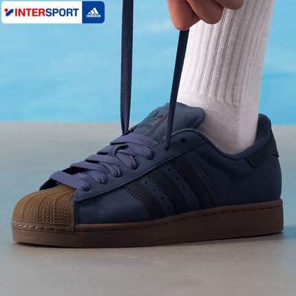 阿迪达斯三叶草男鞋女鞋厚底休闲鞋板鞋25新款贝壳头运动鞋JQ3226