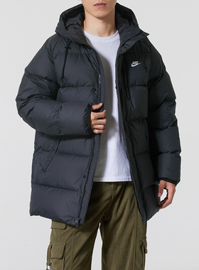 耐克官方正品男装冬季新款运动服保暖男士羽绒服中长款外套IB2974