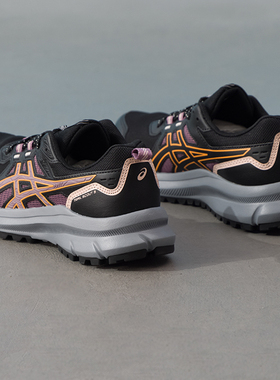 ASICS亚瑟士跑鞋女TRAIL SCOUT 3越野户外耐磨运动鞋1012B516-003
