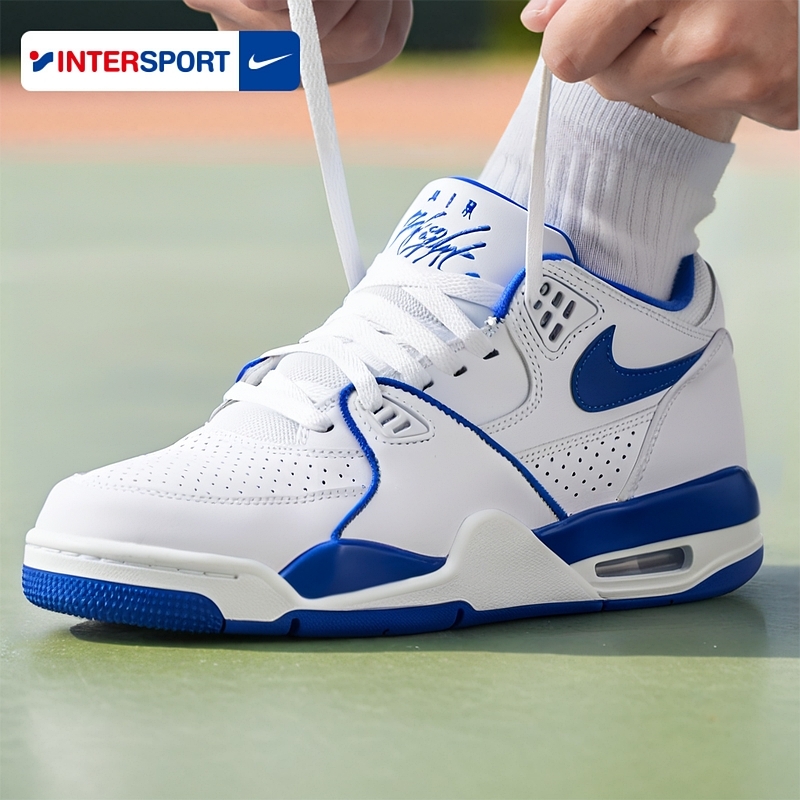 NIKE耐克休闲鞋男鞋2025冬季运动鞋AIR FLIGHT 89气垫缓震篮球鞋