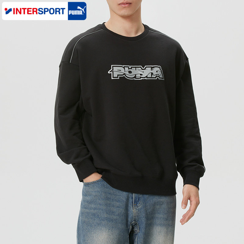 Puma彪马新年款卫衣男女同款2026马年新款运动服圆领套头衫636033