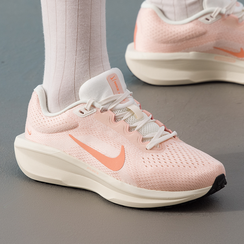 NIKE耐克女鞋粉色运动鞋25新款缓震透气健身训练跑步鞋IM3381-680