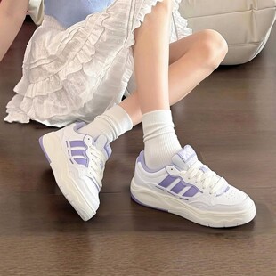 阿迪达斯板鞋女鞋2026春季新款运动鞋低帮休闲鞋女款正品小白鞋子
