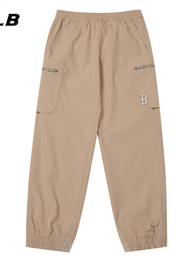 MLB官方大口袋工装裤速干降落伞裤男女24秋新款宽松休闲裤WPB05
