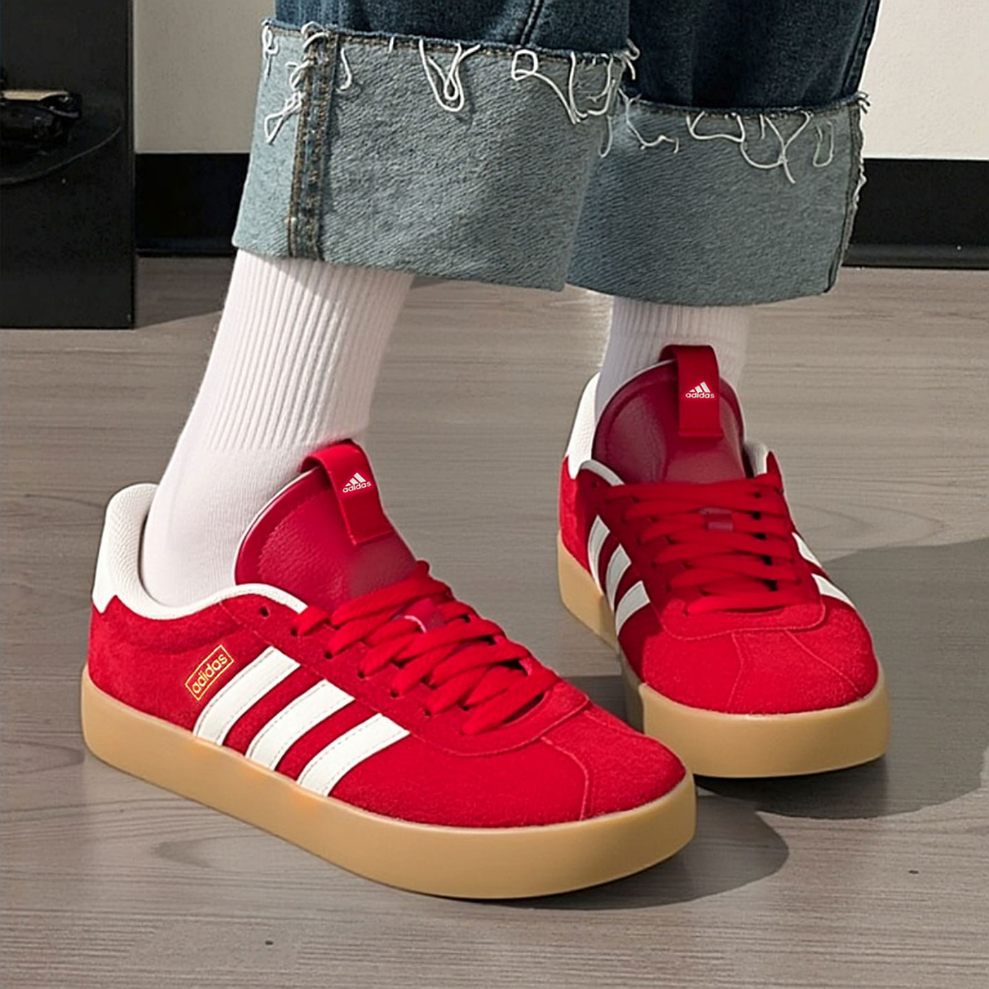 阿迪达斯男女同款德训鞋