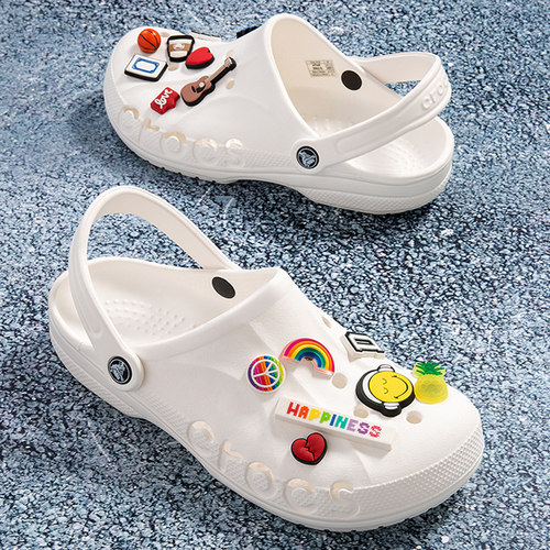 Crocs卡骆驰洞洞鞋女鞋冬季新款包头凉鞋户外沙滩鞋涉水拖鞋男鞋