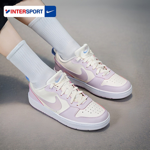 NIKE耐克官方休闲鞋女鞋2026夏季新款运动鞋COURT板鞋透气大童鞋