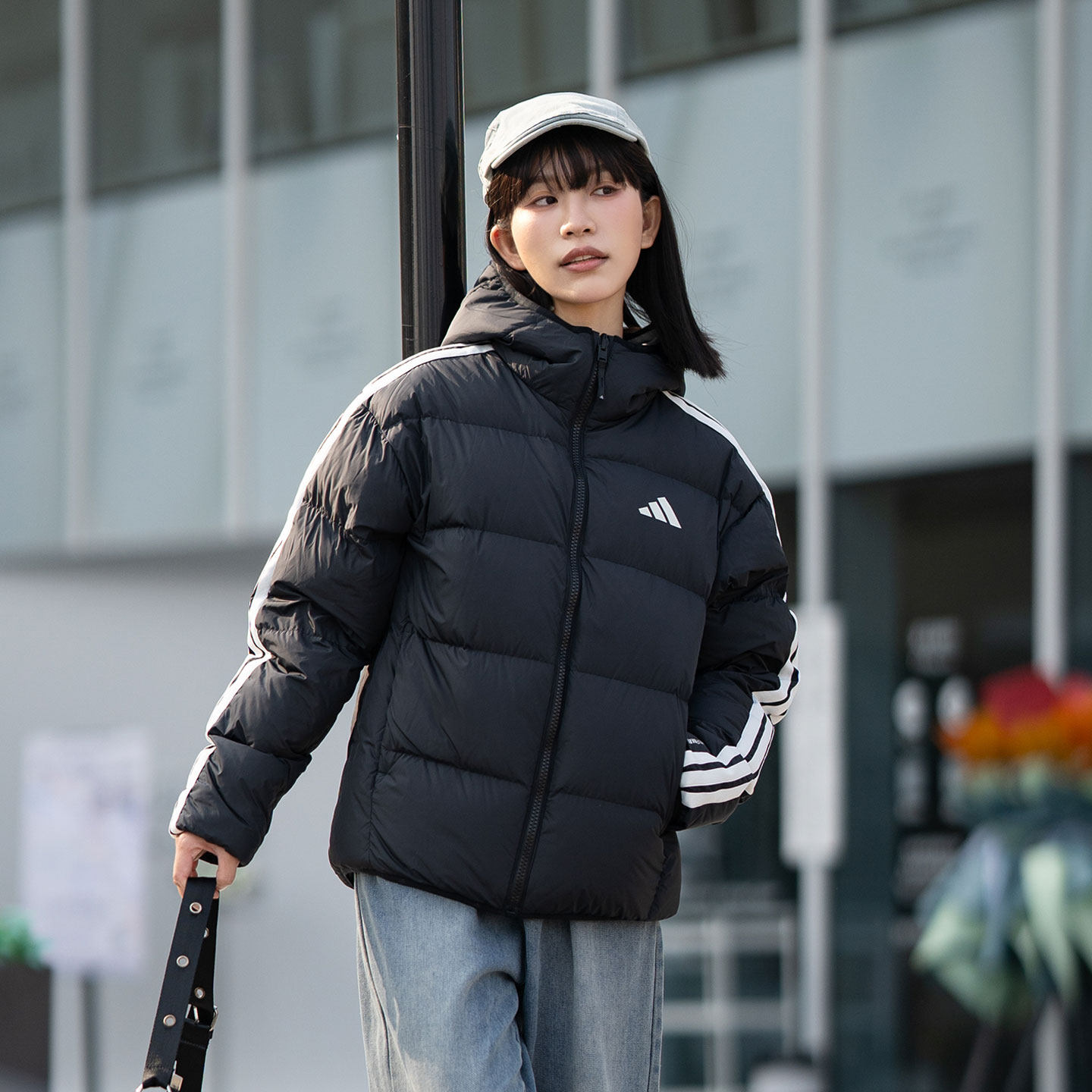 阿迪达斯羽绒服男装女装2025新款