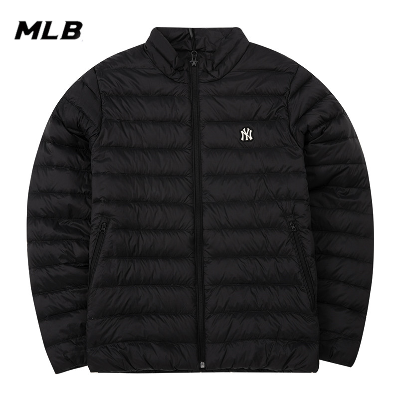 官方MLB羽绒服男外套立领