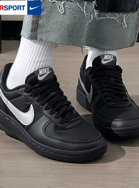 Nike耐克板鞋女黑色金属银FIELD GENERAL透气运动鞋休闲鞋FZ5593