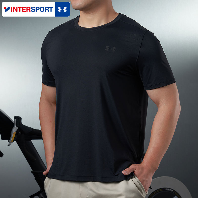 安德玛官方短袖男装2026春季新款跑步透气健身运动服上衣快干T恤