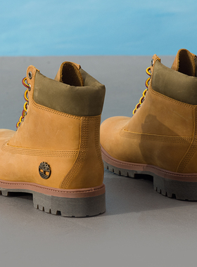 Timberland添柏岚踢不烂大黄靴男鞋冬季新款高帮靴户外皮鞋|A2AKT