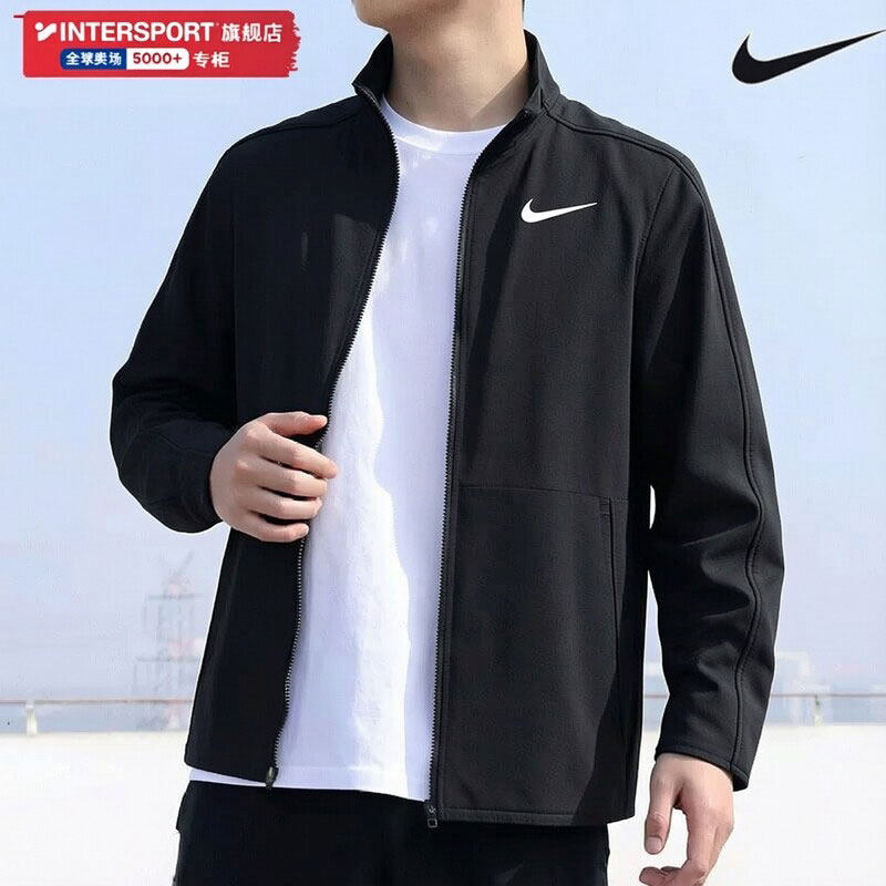 茵特|NIKE耐克薄款外套男2026跑步运动服梭织立领休闲夹克上衣