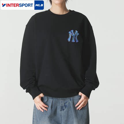 MLB卫衣男装女装 2025秋季情侣宽松休闲运动上衣套头衫3AMTB3254