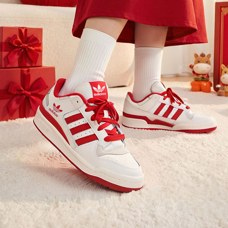 阿迪达斯三叶草板鞋男鞋女鞋2026新款新年款红色低帮休闲鞋运动鞋,运动鞋new,板鞋,淘宝优惠券,粉丝福利购,淘宝优惠卷
