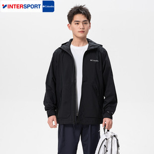 Columbia哥伦比亚户外男子防水冲锋衣运动旅行连帽徒步外套WE0505