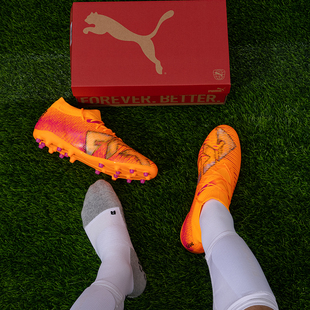 FUTURE8 彪马PUMA 人造草坪钉鞋 男鞋 108595 MG短钉飞盘训练足球鞋