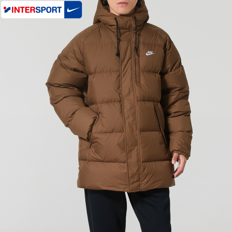 Nike耐克羽绒服男装2025冬季新款保暖运动服户外休闲面包服IB2974