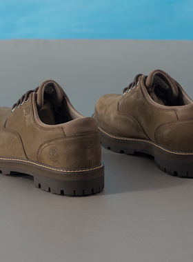 添柏岚男鞋商务皮鞋秋冬新款户外运动低帮靴抓地耐磨休闲鞋A69T9
