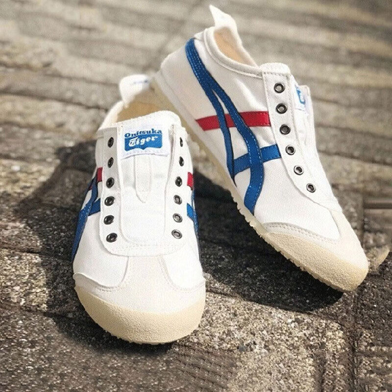 tiger虎冢鞋鬼冢虎官方旗舰店男鞋女鞋一脚穿懒人鞋帆布鞋运动鞋