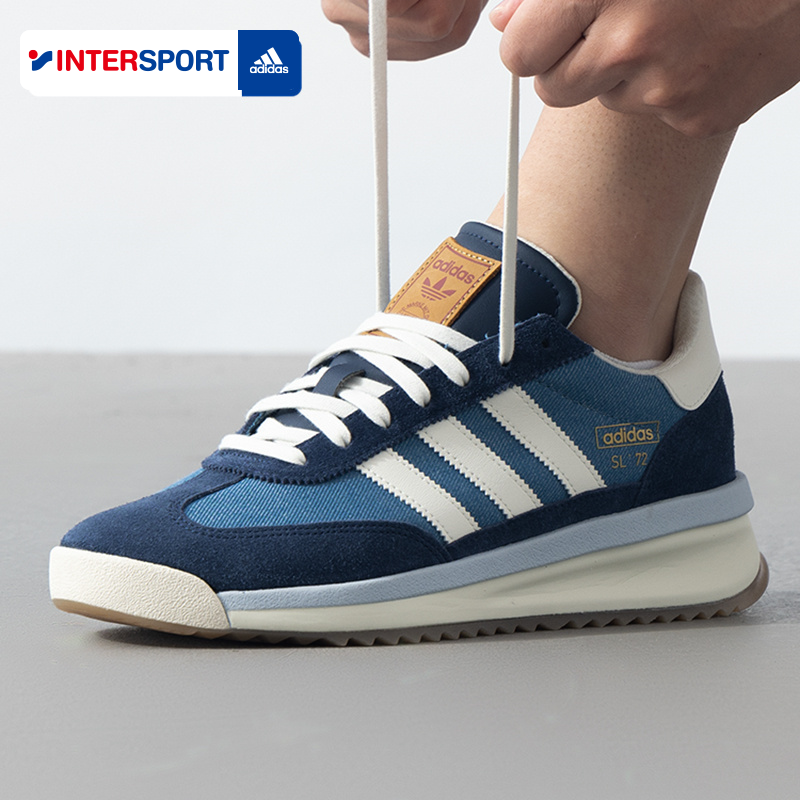 阿迪达斯三叶草男女鞋休闲鞋2025秋新款SL 72 RTN运动跑步鞋板鞋