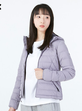 安德玛官方旗舰UA羽绒服女2025秋季户外防风保暖运动外套1355833