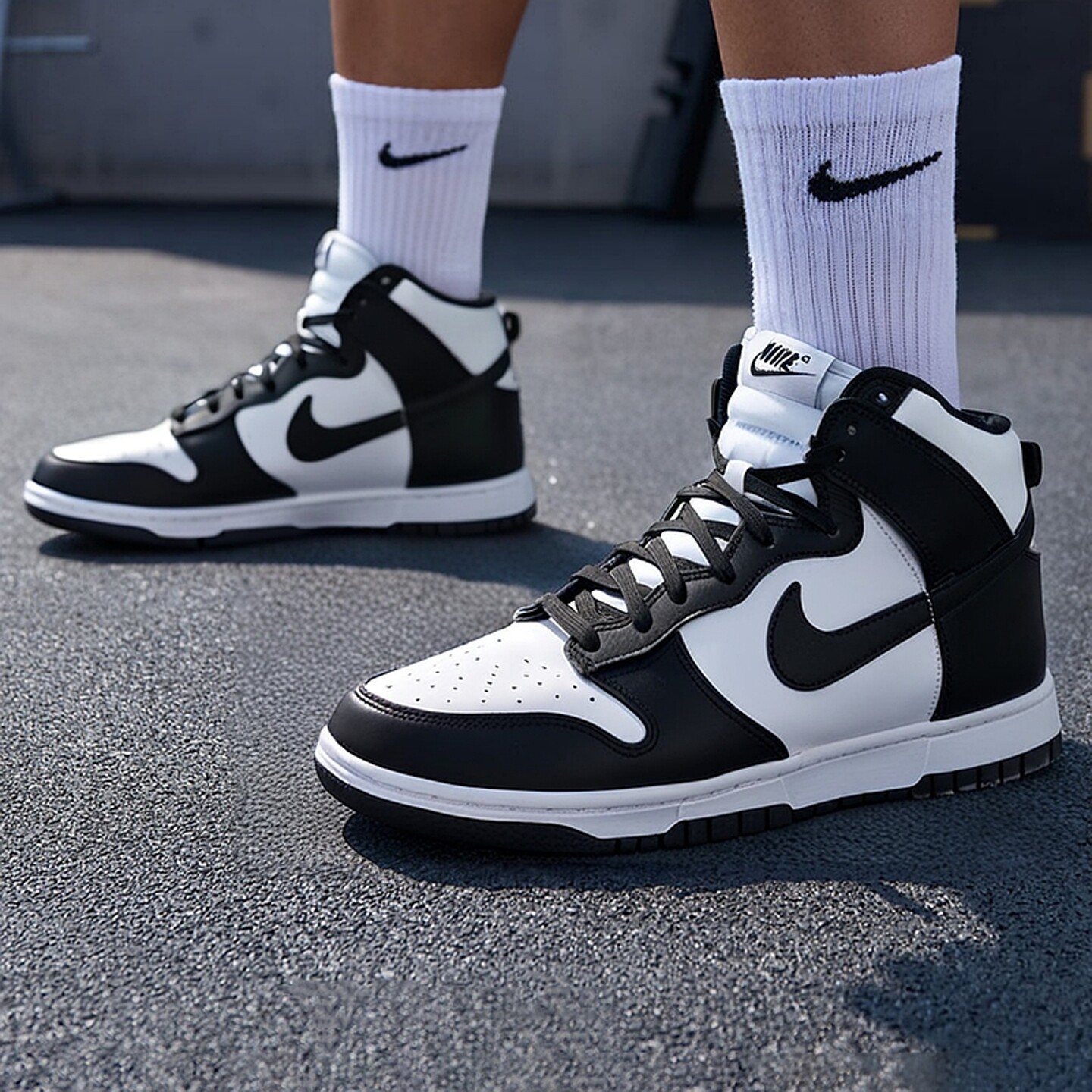 nike耐克男鞋冬季DUNK复古黑白熊猫低帮板鞋运动休闲鞋正品DD1399