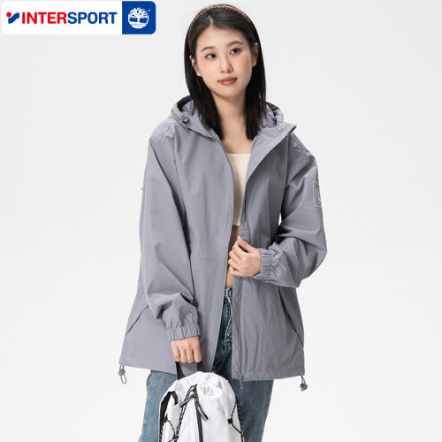 Timberland添柏岚连帽外套女夏季户外徒步休闲运动防水夹克A427F