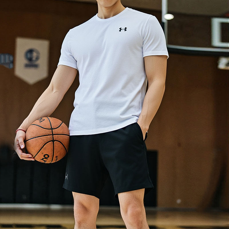 安德玛速干运动套装短袖短裤男装篮球训练跑步健身两件套透气T恤,运动服/休闲服装,运动套装,淘宝优惠券,粉丝福利购,淘宝优惠卷