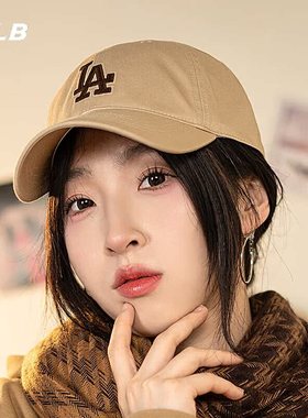 MLB官方男帽女帽户外运动帽休闲鸭舌帽卡其色遮阳棒球帽3ACPB064N