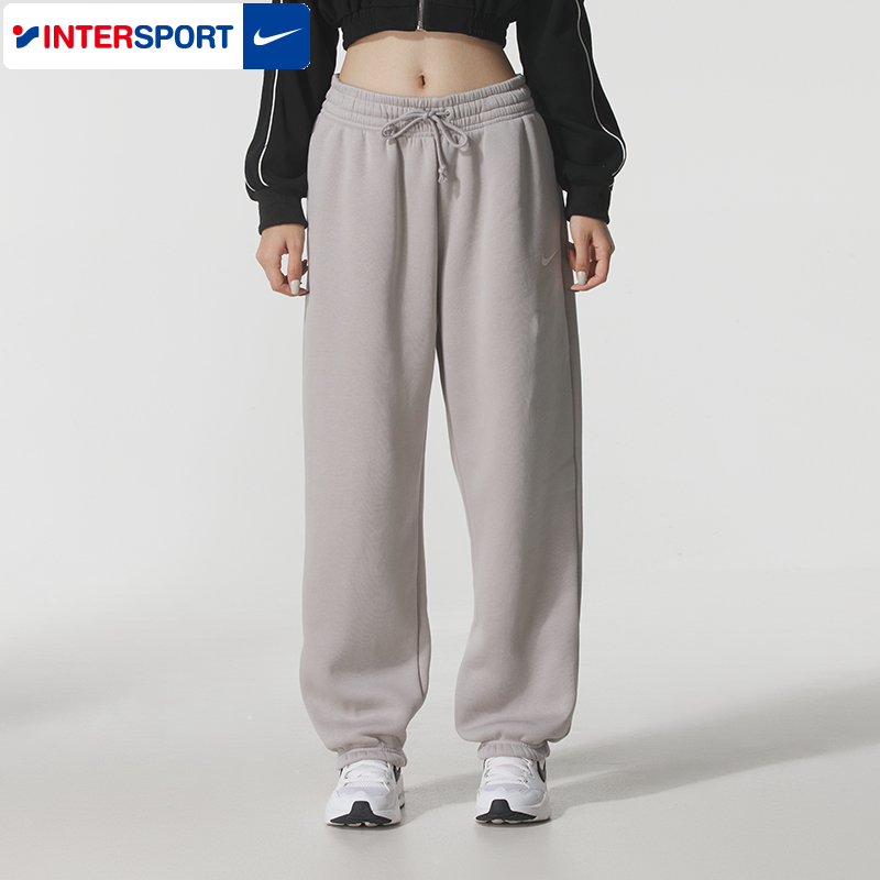 NIKE耐克长裤女裤2025冬季新款运动裤宽松休闲束脚裤子卫裤FZ5997
