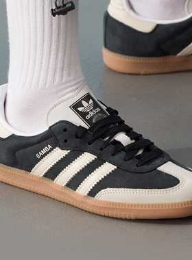 阿迪达斯三叶草T头鞋德训鞋男鞋女鞋SAMBA低帮休闲鞋运动鞋IE5836
