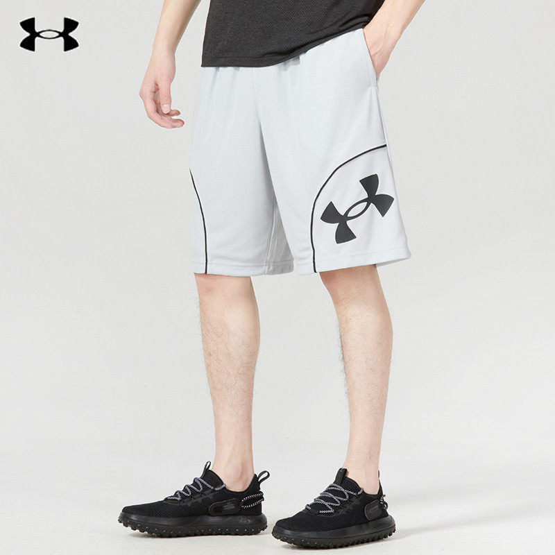 安德玛UA速干短裤男拼接LOGO透气舒适篮球运动休闲五分裤 1370222,运动服/休闲服装,运动中长裤／短裤,淘宝优惠券,粉丝福利购,淘宝优惠卷