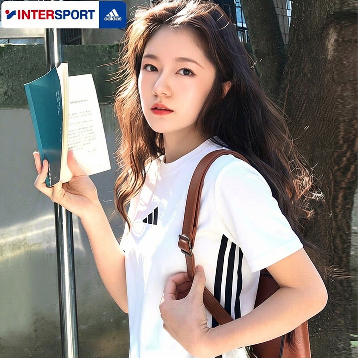 阿迪达斯女装t恤新款夏季运动服女士健身白色修身短款短袖上衣