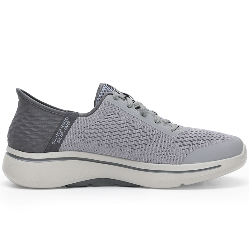 斯凯奇2025年夏季男士轻便舒适透气GO WALK ARCH FIT一脚穿健步鞋