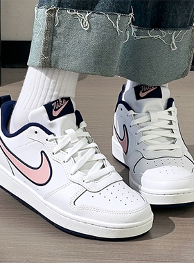 耐克官方正品女鞋2025冬季新款运动鞋COURT板鞋大童休闲鞋IQ9796