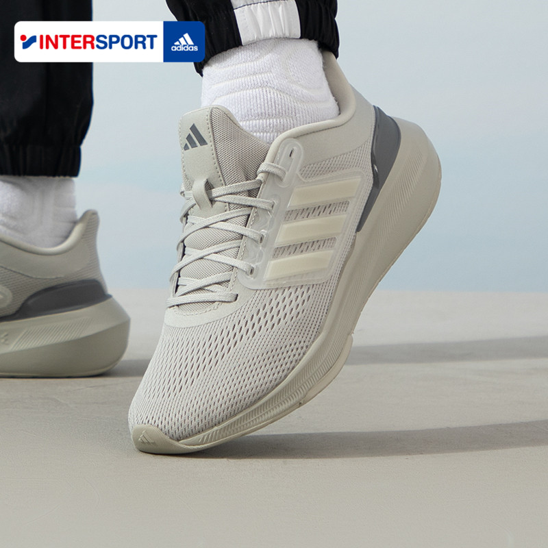 阿迪达斯跑步鞋男鞋2025冬季新款透气网面鞋轻便运动鞋缓震跑鞋