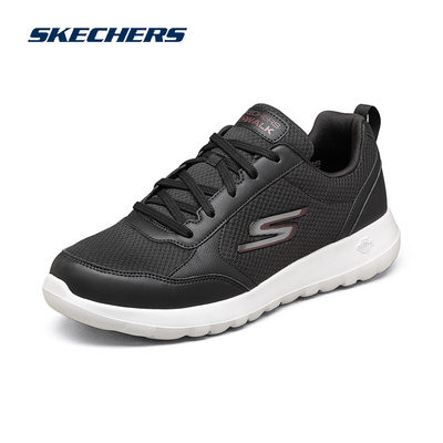 斯凯奇男鞋2025冬季新款网面透气运动鞋GO WALK跑步鞋男士休闲鞋